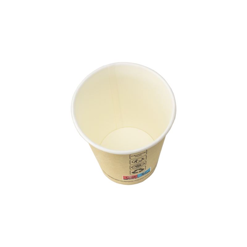 Kubek papierowy fi90 300ml brązowy 50szt