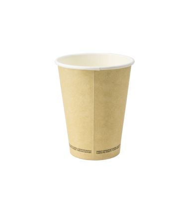 Kubek papierowy fi90 300ml brązowy 50szt