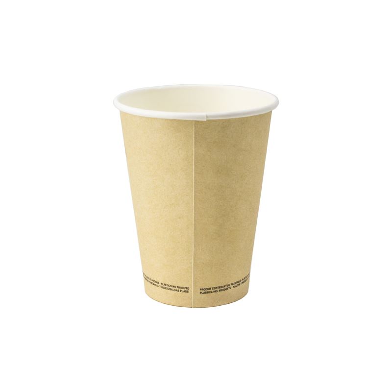 Kubek papierowy fi90 300ml brązowy 50szt