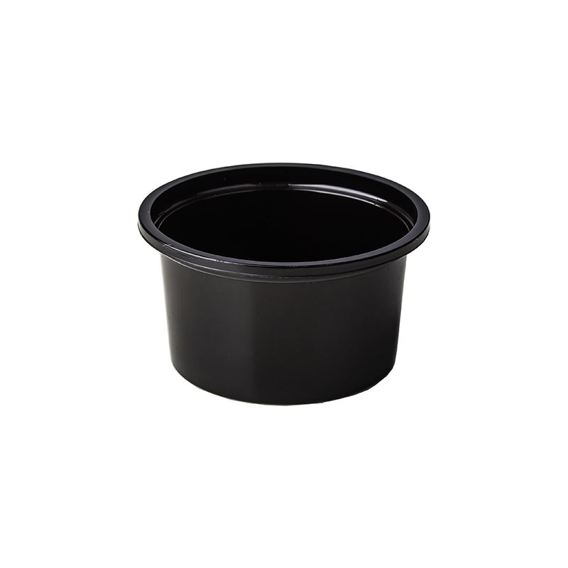 Pojemnik PP fi70 80ml czarny D-7080C 100szt