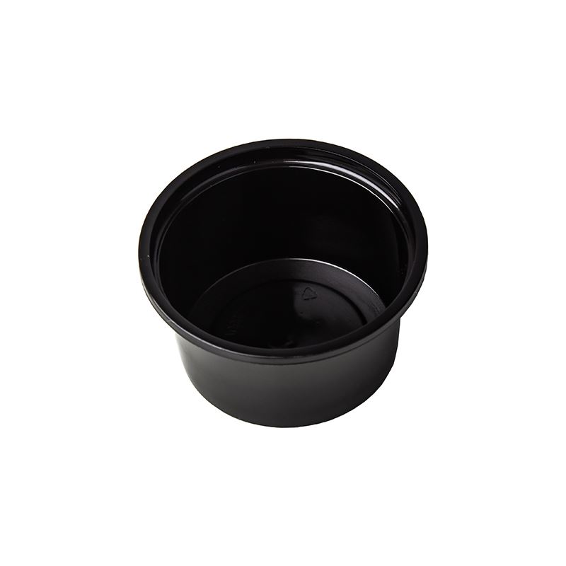 Pojemnik PP fi70 80ml czarny D-7080C 100szt