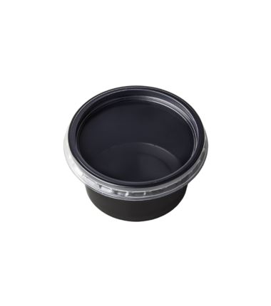 Pojemnik PP fi70 80ml czarny D-7080C 100szt