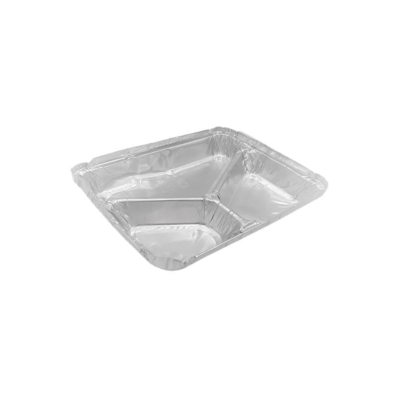 Pojemnik aluminiowy trójdzielny 227x181x30 100szt