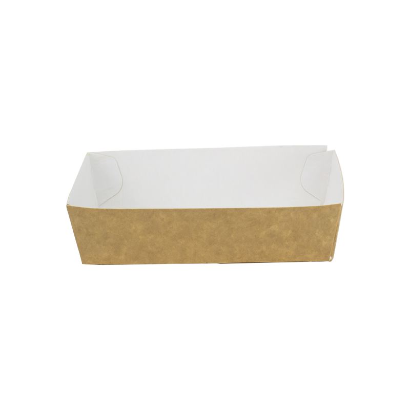Tacka tekturowa KRAFT "łódka" 140x70x40mm 100szt
