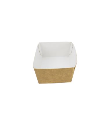 Tacka tekturowa KRAFT "łódka" 140x70x40mm 100szt