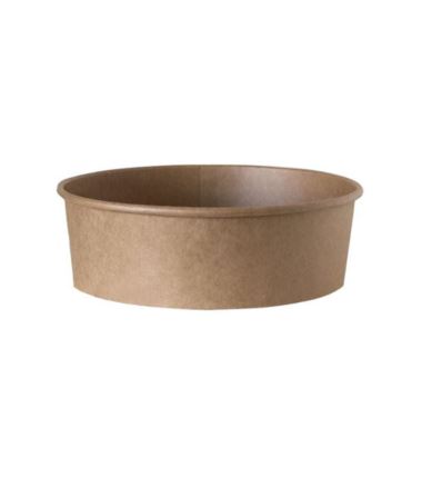 Miska papierowa fi183 1100ml kraft POTCART1130 50szt