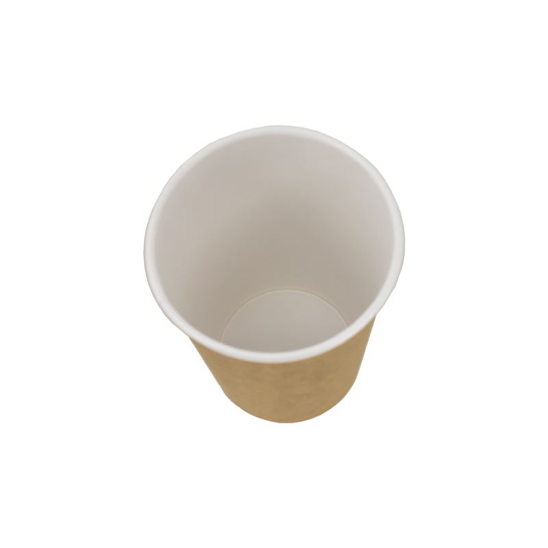 Kubek papierowy fi80mm 250 ml brązowy termiczny 25szt