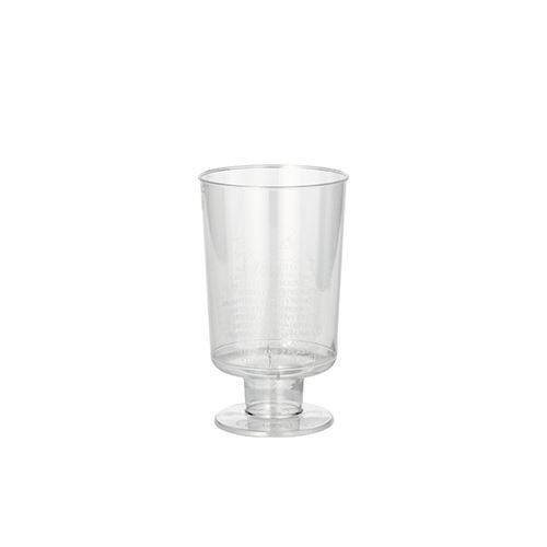 Kieliszek jednorazowy na wino ze stopką 100ml 10szt