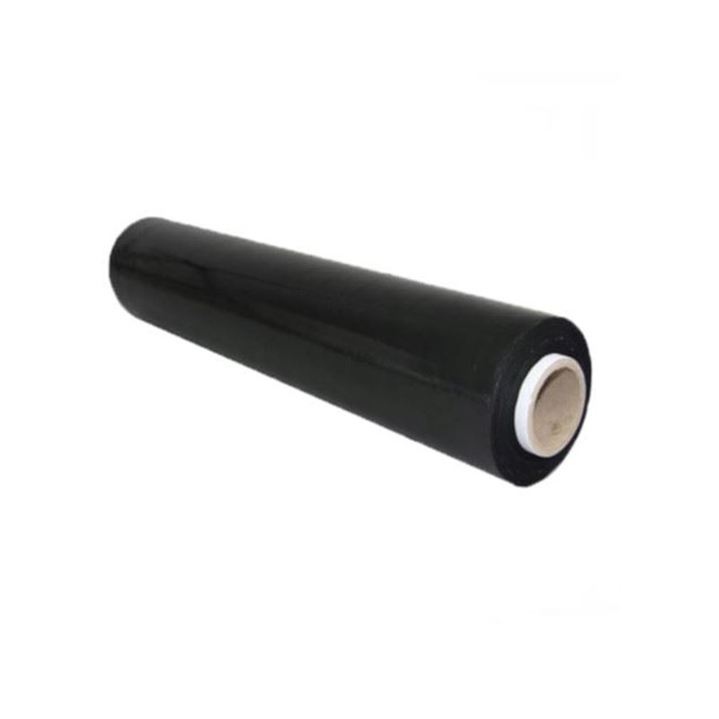 Folia stretch czarna 50cm 2kg +/- 23my