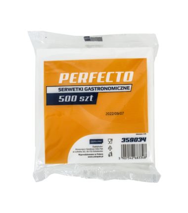 Serwetki gastronomiczne białe 15x15 cm 500szt