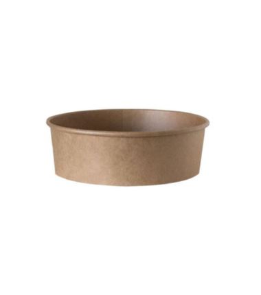 Miska papierowa fi183 1300ml kraft POTCART1300 50szt