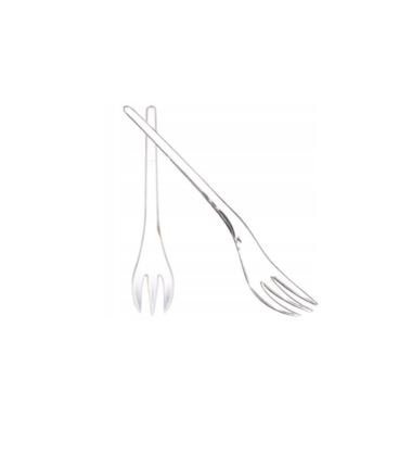 Mini widelczyk fingerfood krystaliczny 10cm 200szt