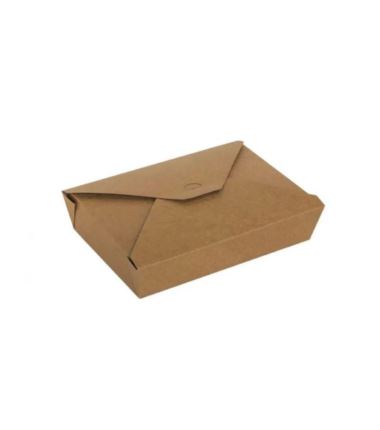 Lunch box do dań na wynos kraft 200x140x65mm 1500ml 50szt