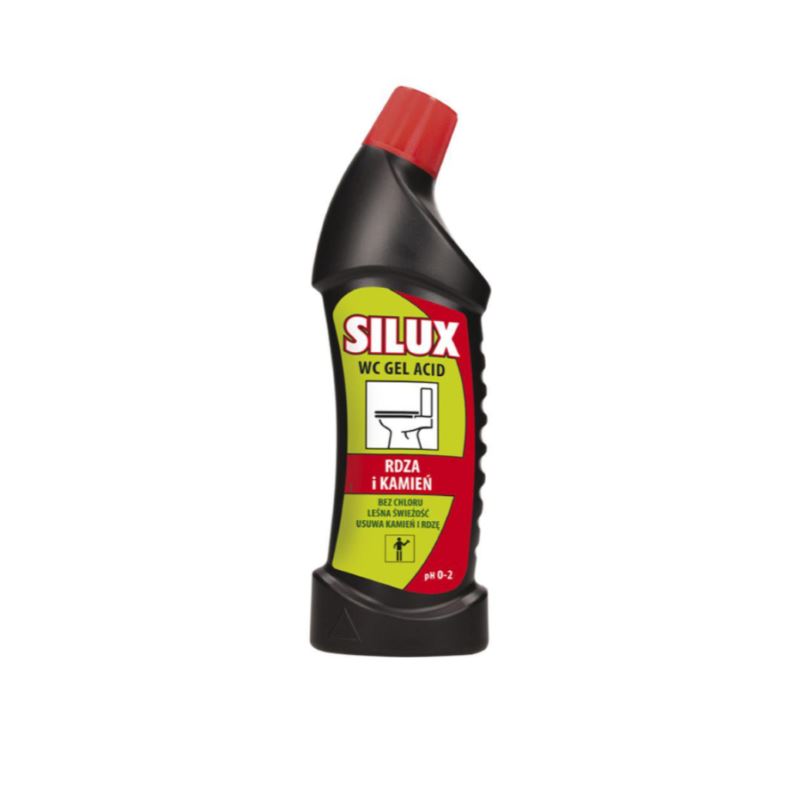 Środek do mycia sanitariatów rdza i kamień SILUX WC GEL Acid 750ml