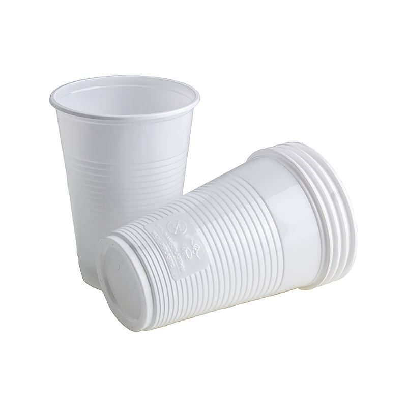 Kubek plastikowy PP fi70 200ml biały 100szt