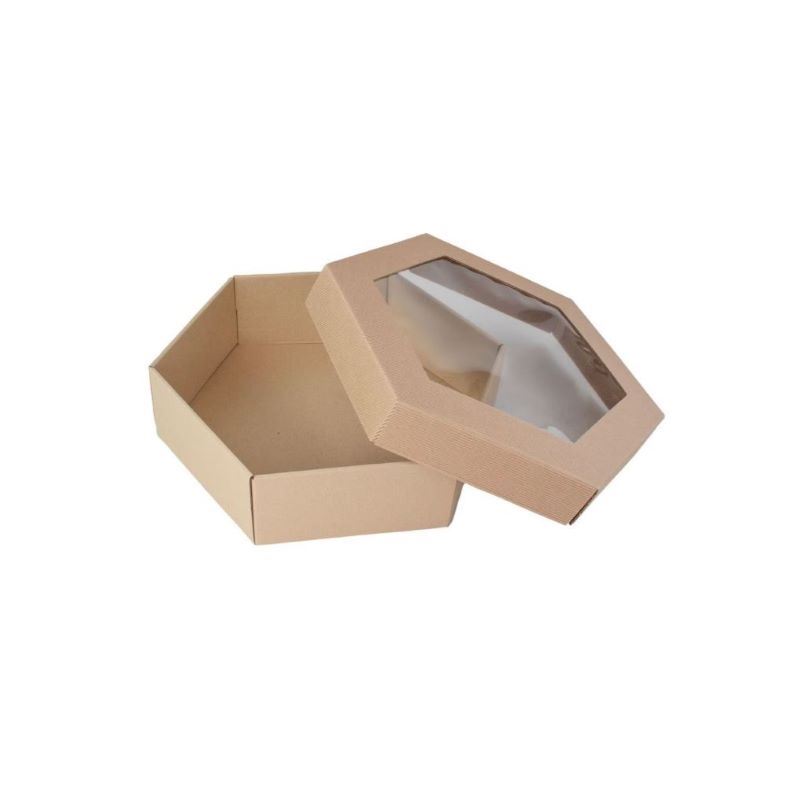 Pudełko burger box rozkładane 130x130x100 gigant 10szt
