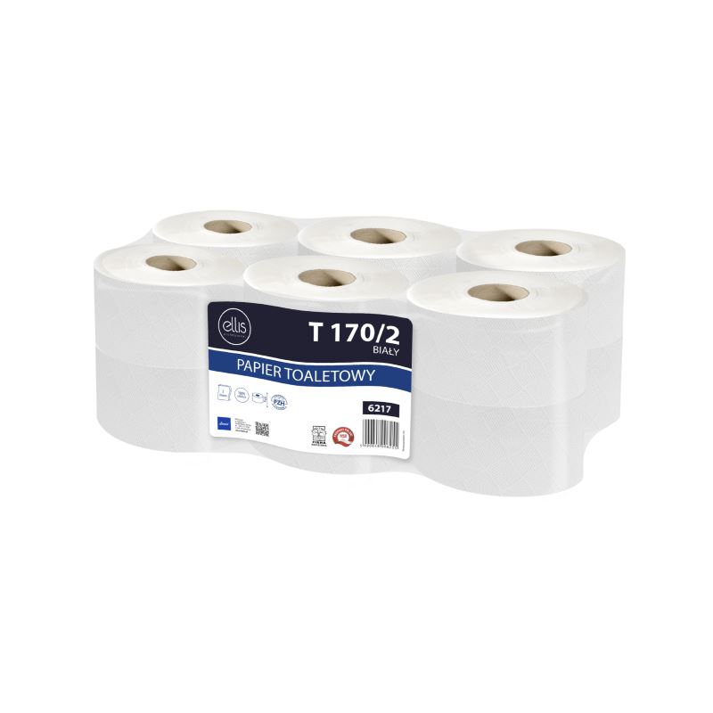 Papier toaletowy celuloza 2-warstwowa 160mb Jumbo 12szt