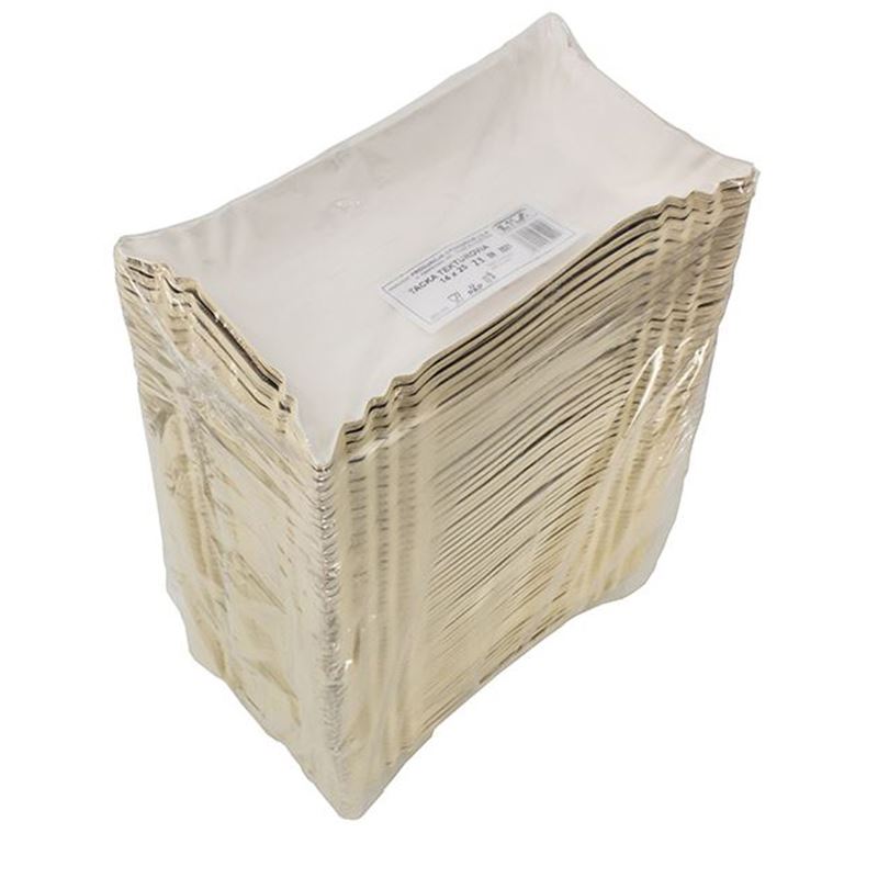 Tacka papierowa prostokątna biała 14x25cm 500szt
