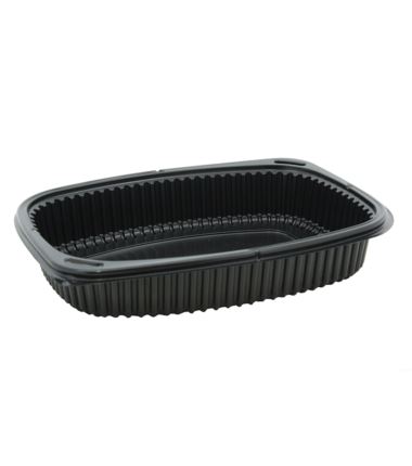Pojemnik PP czarny 1-dzielny 1250ml COOK1250N 40szt