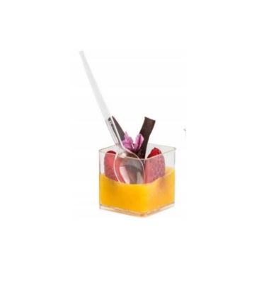 Pojemnik na przekąski fingerfood PS 55ml 47x47x42mm 30szt