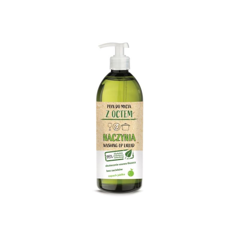 Płyn do mycia naczyń z octem o zapachu jabłka 750ml