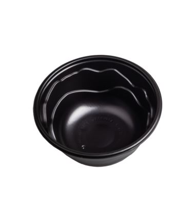 Miska wielorazowa czarna PP 750ml 20szt Guillin