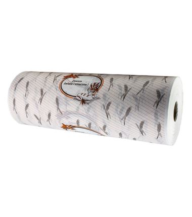 Papier do pakowania artykułów spożywczych z nadrukiem 50cm 10kg