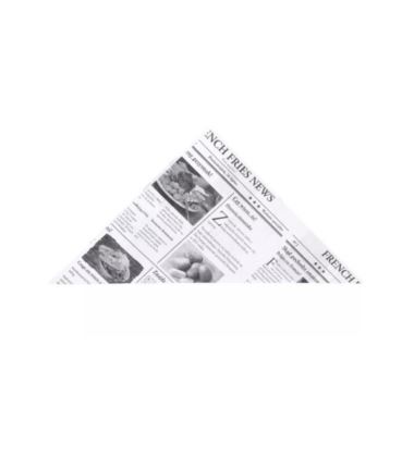 Koperta rożek na frytki gazeta 250g duża 200szt