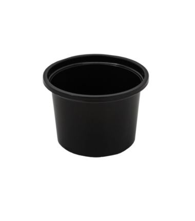 Pojemnik PP fi70 100ml czarny D-7100C 100szt