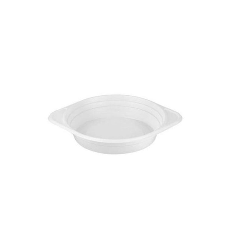 Flaczarka biała PP 350ml płaska 100szt