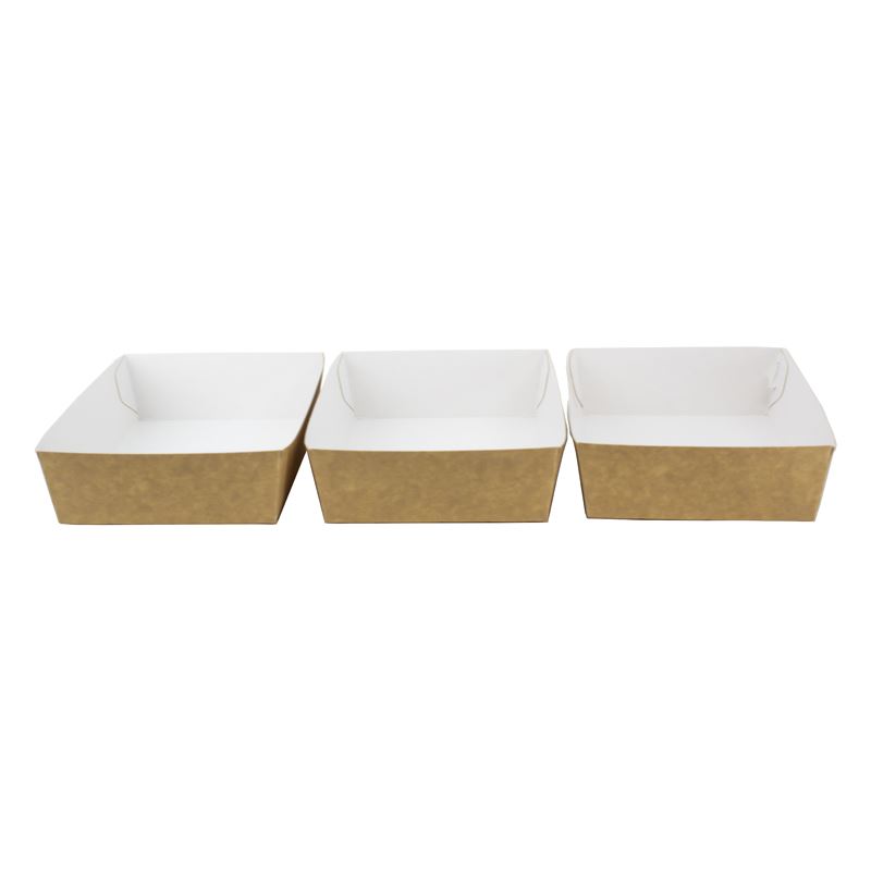 Tacka tekturowa KRAFT "łódka" 180x120x45mm 100szt