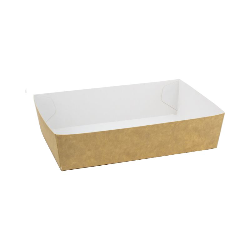 Tacka tekturowa KRAFT "łódka" 180x120x45mm 100szt