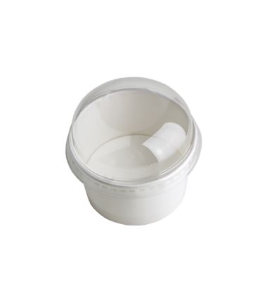 Miska pap. do lodów 80ml biała a'50 [O]