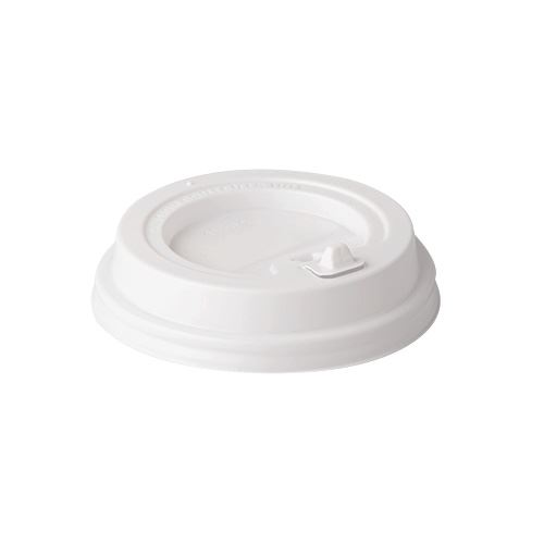 Wieczko białe wypukłe do kubka PS 93mm 100szt