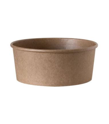 Miska papierowa fi149 750ml kraft PLASTIC FREE 50szt
