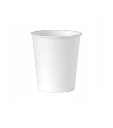 Kubek papierowy 250ml 80mm biały Plastic Free 50szt