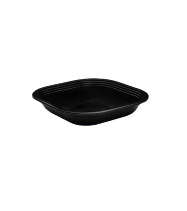 Pojemnik do zgrzewu czarny 180x180x35 600 ml 100szt