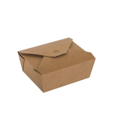 Lunch box do dań na wynos kraft 150x120x65mm 1150ml 35szt