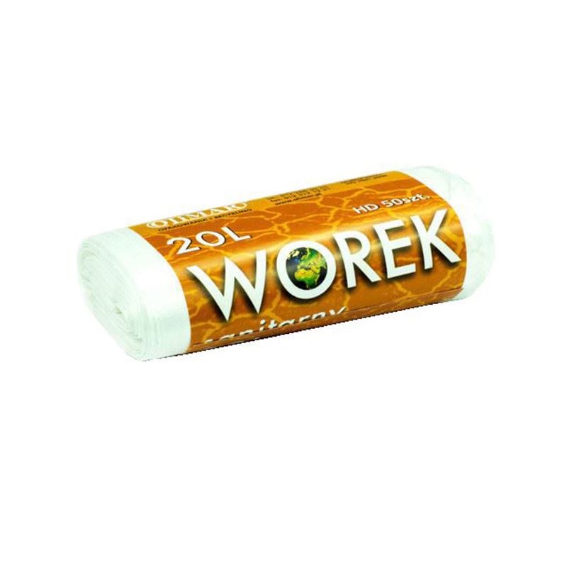 Worki na śmieci 20l HDPE czarne 50szt
