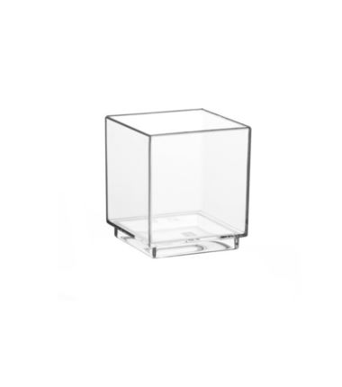 Pojemnik na przekąski fingerfood PS 55ml 47x47x42mm 30szt