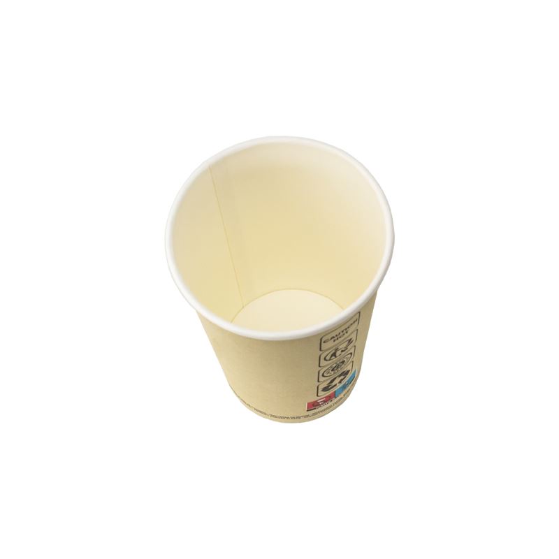 Kubek papierowy fi90 400ml brązowy 50szt