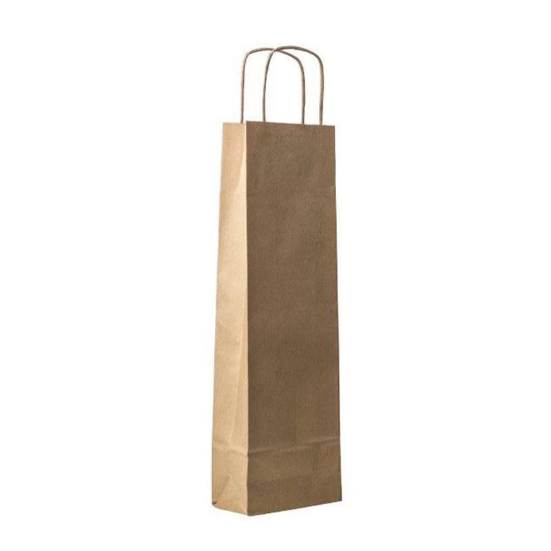 Torba papierowa brązowa z uchem skrętnym 160x80x390 25szt