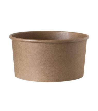 Miska papierowa fi149 1000ml kraft POTCART1000 50szt