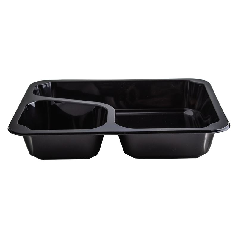 Pojemnik do zgrzewu 227x178x30 czarny 2-dzielny COLT 320szt