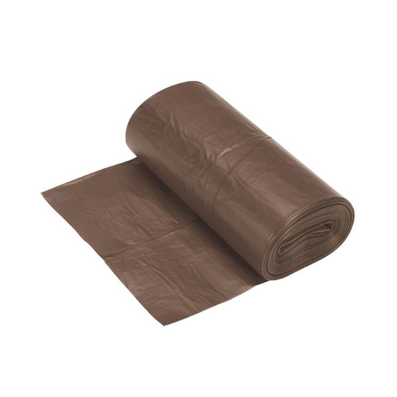 Worki na śmieci 35l LDPE brązowe 20szt