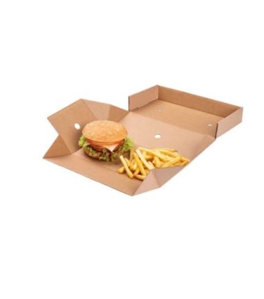 Pudełko burger box rozkładane 245x120x100mm 100szt