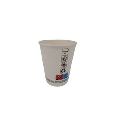 Kubek papierowy fi80 250ml biały 50szt