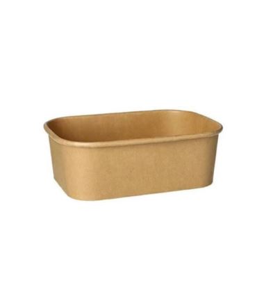Miska papierowa 171/119/57 750ml kraft POTCART802C 50szt