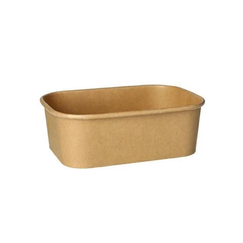 Miska papierowa 171/119/57 750ml kraft POTCART802C 50szt