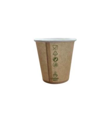 Kubek papierowy 100ml kraft 50szt